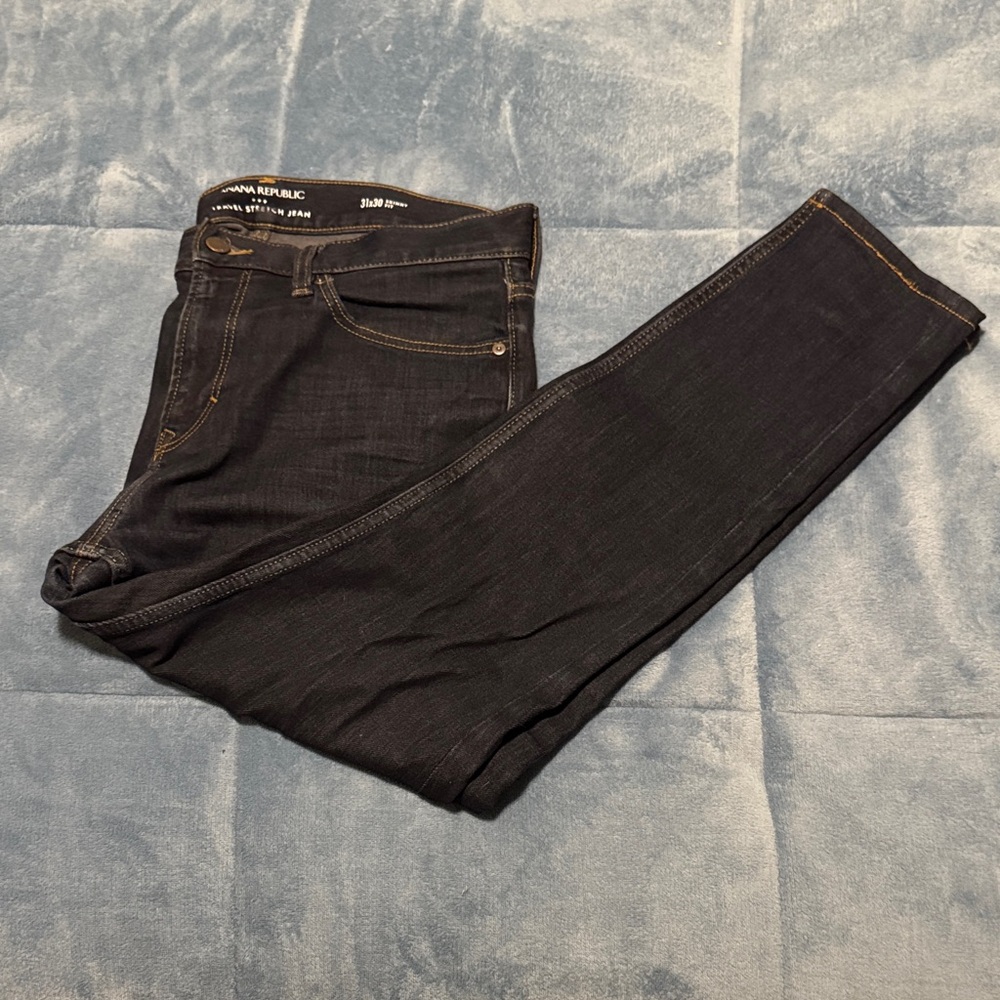 Banana Republic Men's Dark Slim Jeans